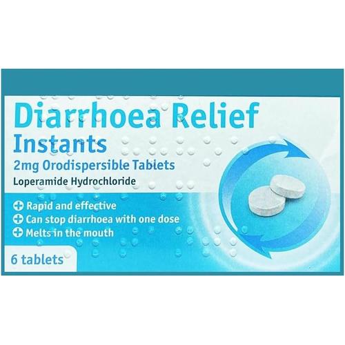 Numark Diarrhoea Relif Instants 2mg Orodispersible Tablets