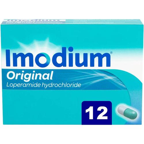 Imodium Original (1 x 12 Capsules) Loperamide