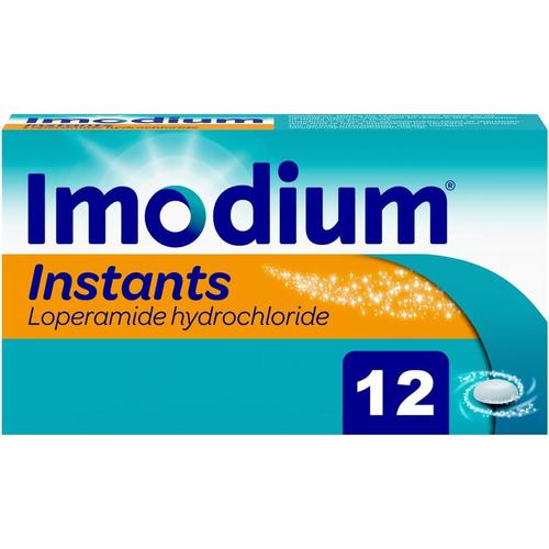 Imodium Instants (1 x 12 Tablets) Loperamide Dissolving Tablets